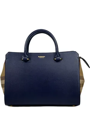 Burberry Small Banwell Leather Tote Bag Purse