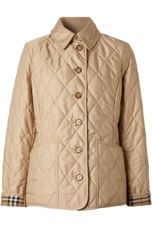 Burberry Diamond-quilted jacket - XS