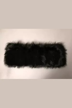 Dolce & Gabbana Fur Shoulder Collar Wrap Shawl Scarf