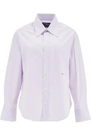 Homme Girls Striped cotton womens shirt - L