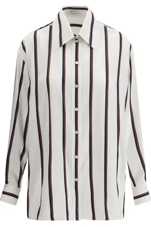 Alexander McQueen Silk Striped Shirt - IT42 | L
