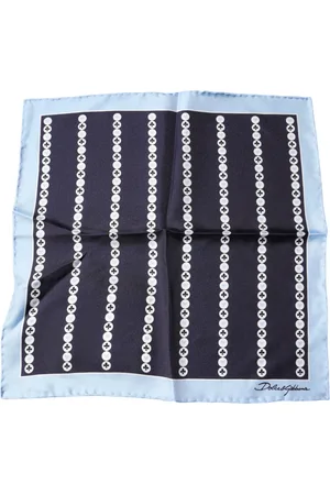 Dolce & Gabbana Heart Spade Silk Handkerchief Scarf