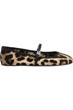 Dolce & Gabbana Leopard-print ballerinas - EU38/US8