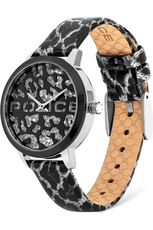 Police Leather Watch