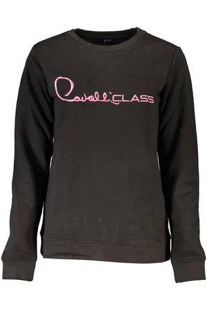 Roberto Cavalli Black Cotton Sweater - XS