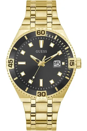 Guess Gold Stainless Steel Watch