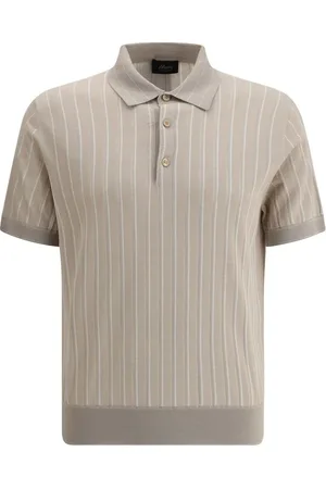 BRIONI Striped Polo Sweater - IT46 | S