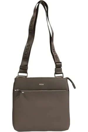 HUGO BOSS Leather Messenger Bag