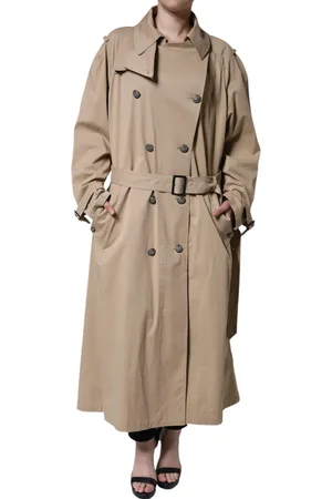 Dolce & Gabbana Double Breasted Trench Coat Jacket - IT40|S