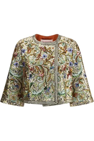 VALENTINO Embroidered sequins Jacket - IT46|XL
