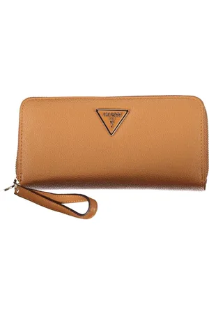 Guess Chic Brown Polyethylene Wallet with Coin Purse