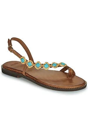 Exe 530-MILOS-LEATHER- -TURQUOISE women