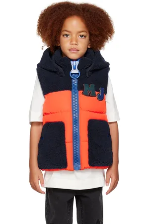 Gilets Bodywarmers in the colour Orange for boys FASHIOLA