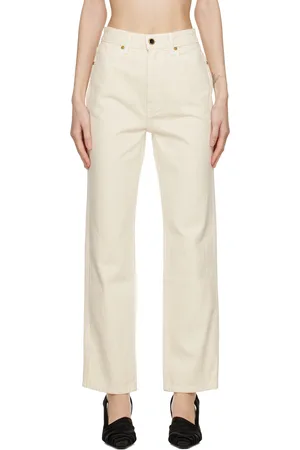 Khaite Off-White Abagail Jeans