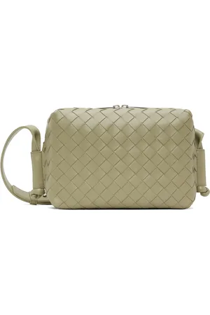 Bottega Veneta Khaki Small Loop Messenger Bag