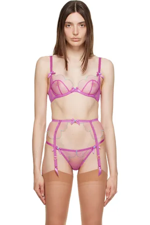 AGENT PROVOCATEUR Lorna Party sequin-embellished tulle underwired soft-cup  bra