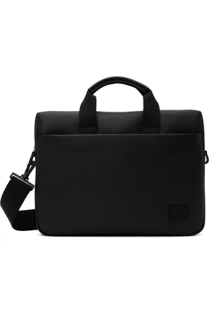 Hugo boss discount computer bag leather