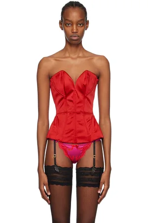 Corset Tops & Bustier Tops - Red - women - 156 products