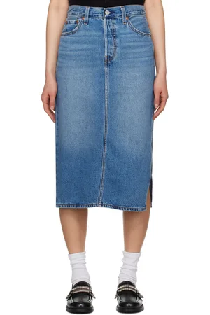 Levis midi tie on sale skirt