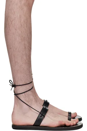 Russell & Bromley Perugia Toe Loop Sandal in Black for Men | Lyst UK