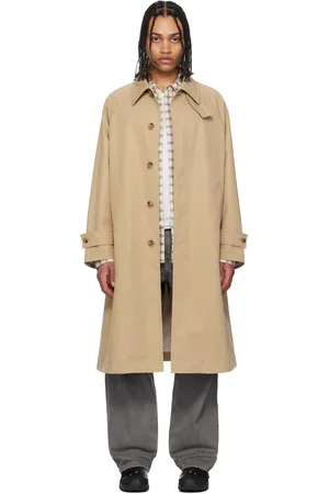 Coor Cotton Blend Balmacaan Trench Coat