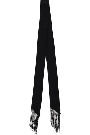 Maison Margiela Black Silk Scarf