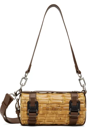 Feng Chen Wang Beige & Brown Cylinder Bag