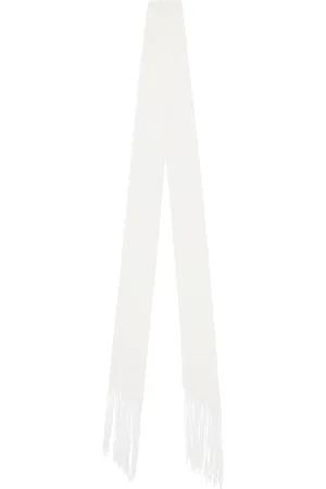 Maison Margiela Off-White Silk Scarf