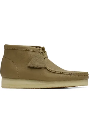 Clarks Khaki Wallabee Boots