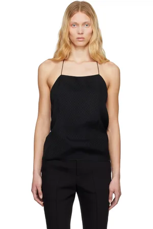 ANN DEMEULEMEESTER Black Heda Open Back Top