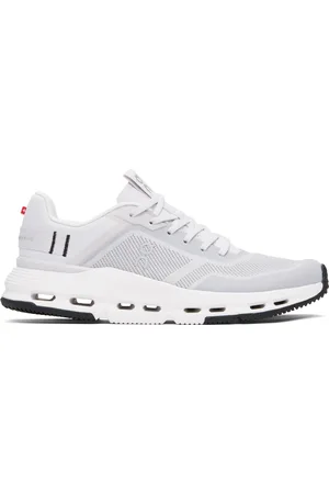 On Running White & Gray Cloudnova Form 2 Sneakers
