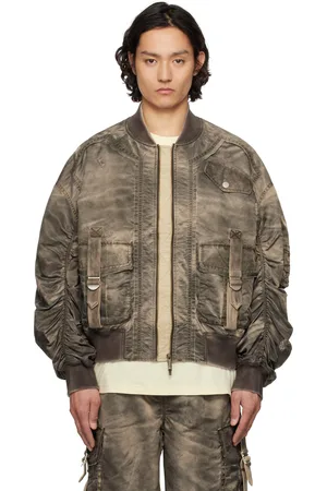 Feng Chen Wang Sandwashed Utility Bomber Jacket