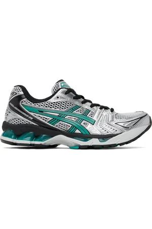 Asics White & Blue GEL-KAYANO 14 Sneakers