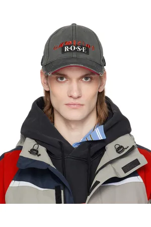 MARTINE ROSE Gray Roll Back Cap