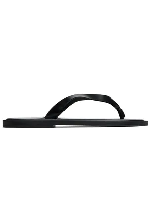 Auralee Leather Tong Flip-Flops