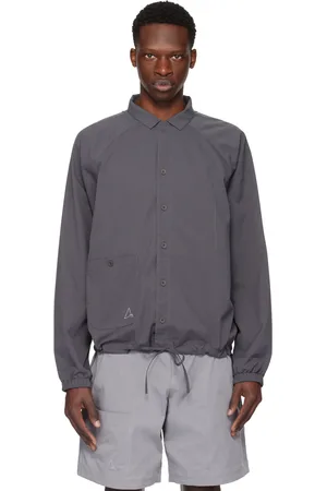 ROA Gray Perforated Shirt