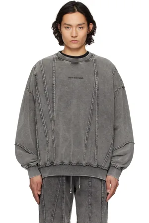 Feng Chen Wang Gray Tie Dyed Sweatshirt