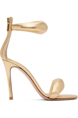 Gianvito Rossi Gold Bijoux Heeled Sandals