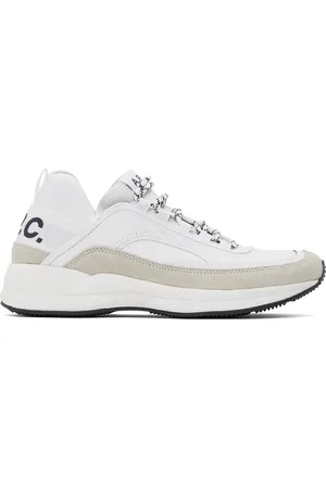 A.P.C. White Run Around Sneakers