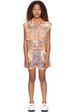 ZIMMERMANN Kids Multicolor Tallow Pocket Jumpsuit