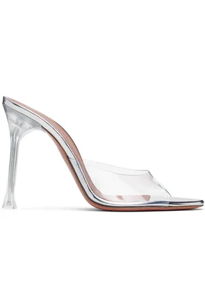 Amina Muaddi Alexa Glass 60 Heeled Sandals