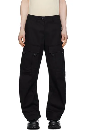 JiyongKim Gray Curved Wrap Trousers