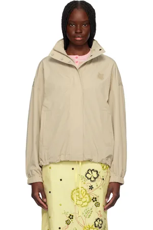 Maison Kitsuné Beige Windbreaker Jacket