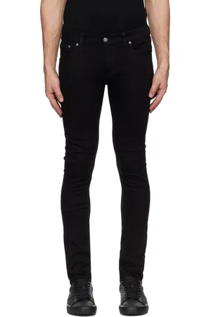 Nudie Jeans Black Tight Terry Jeans