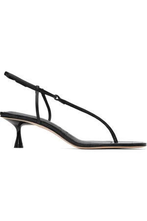 Studio Amelia Black Lasso 50 Heeled Sandals