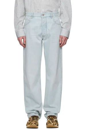 Bottega Veneta Blue Extra Bleached Straight Jeans
