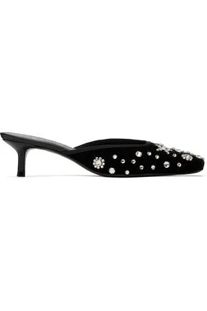 Staud Black Otto Kitten Heels
