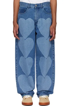 CARNE BOLLENTE Blue Heart Euphoria Jeans
