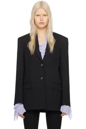 Acne Studios Black Peaked Blazer