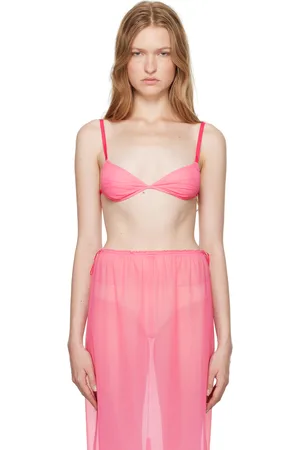 Carven Pink Sheer Bra